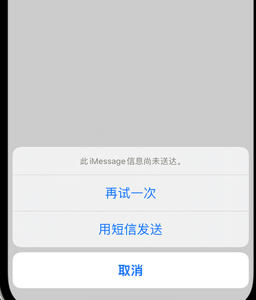 园林办事处apple维修iPhone上无法正常发送iMessage信息